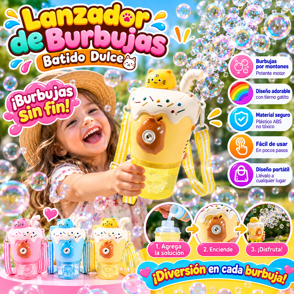🧋 BubbleShake™ – ¡El Batido Mágico que Lanza Burbujas! 🫧